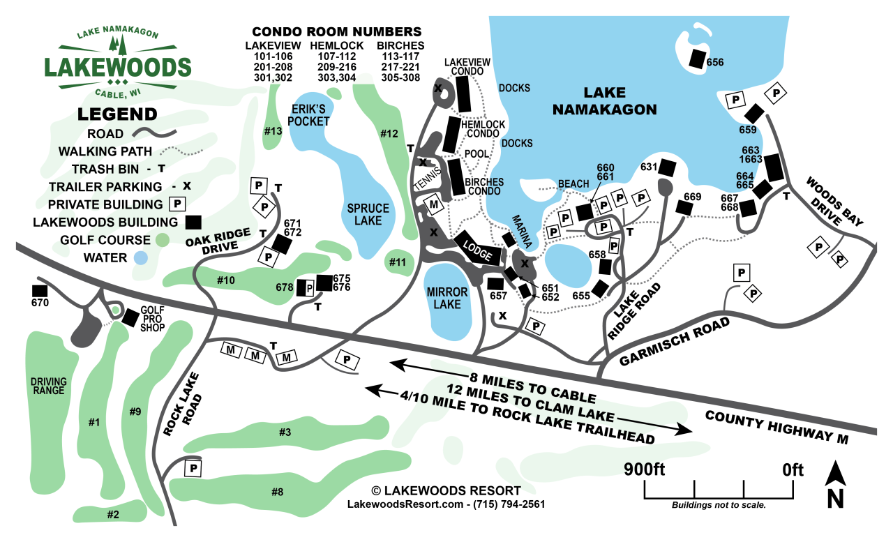 Resort Map & Web Cam - Lakewoods Resort